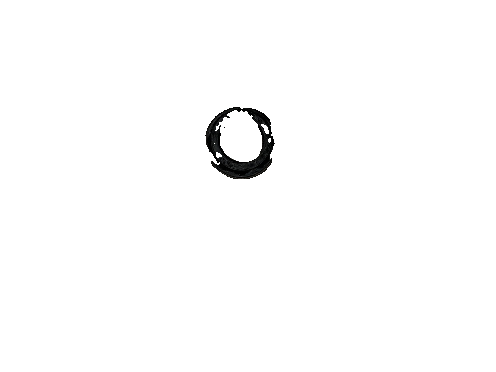 Rear Subframe Left Front Rubber Bushing Assembly