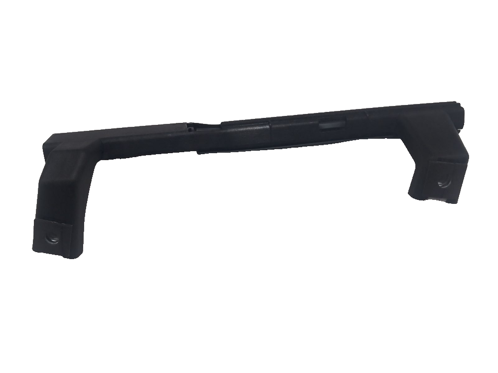 Left front door front movable guide rail and glass run channel assembly