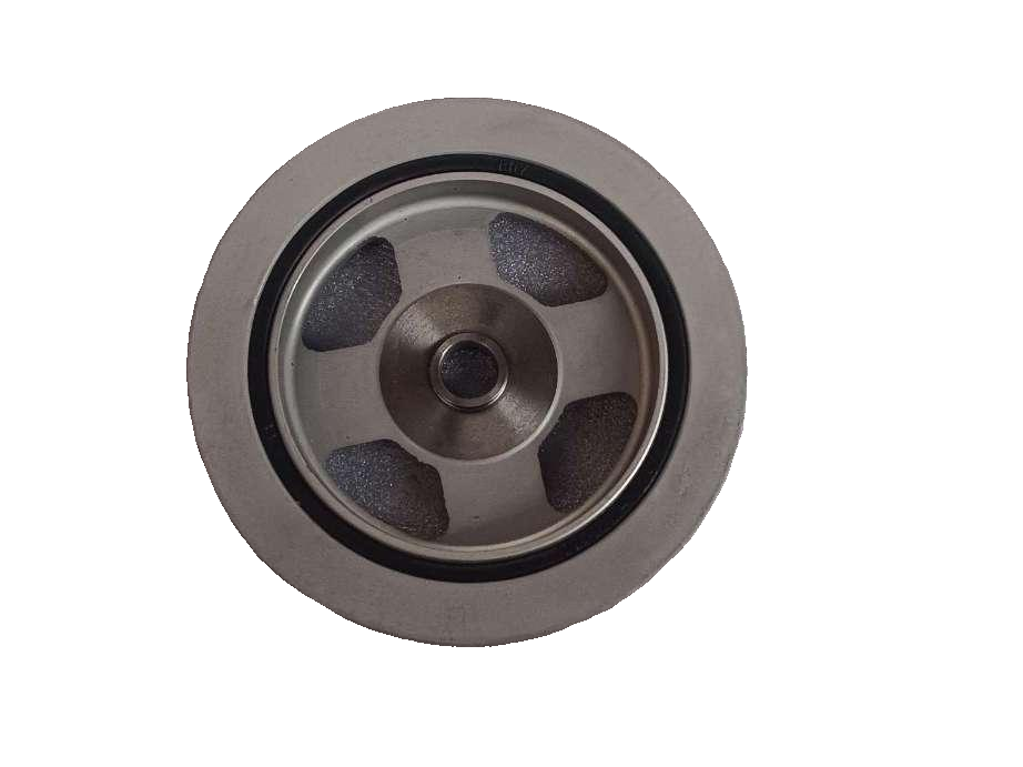 Crankshaft vibration damper pulley