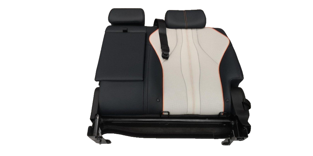 Left Rear Seat Backrest Assembly - Mist Grey
