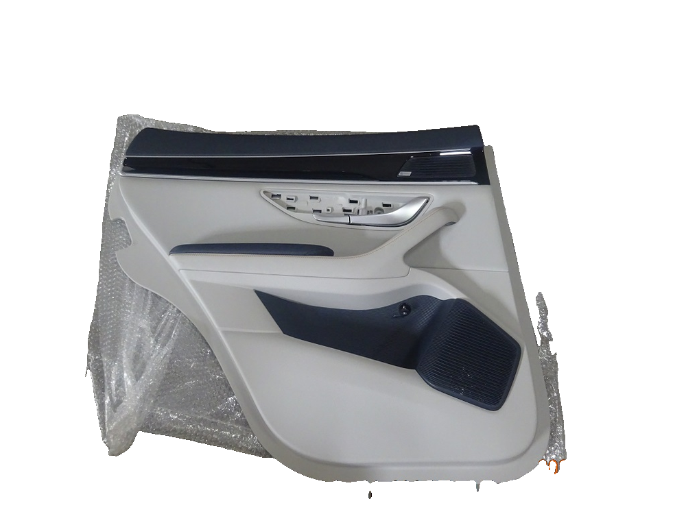 Left rear door trim panel assembly - Eclipse Blue