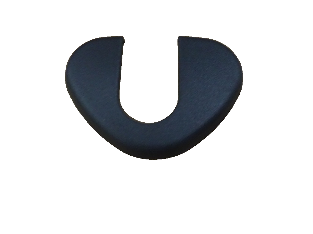 Left Sun Visor Mounting Base Cover - Deep Black 5