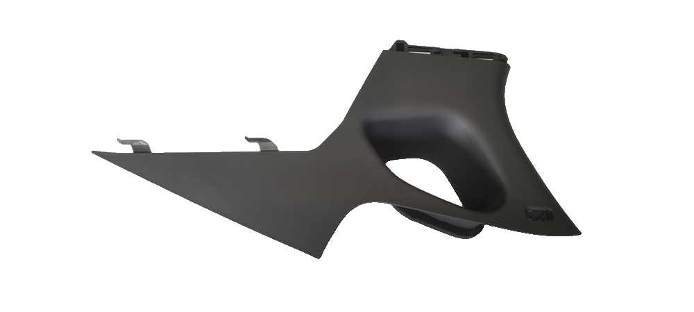 LH C-pillar upper trim panel assembly - Mist Grey