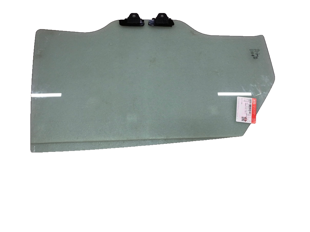 Right rear door glass assembly