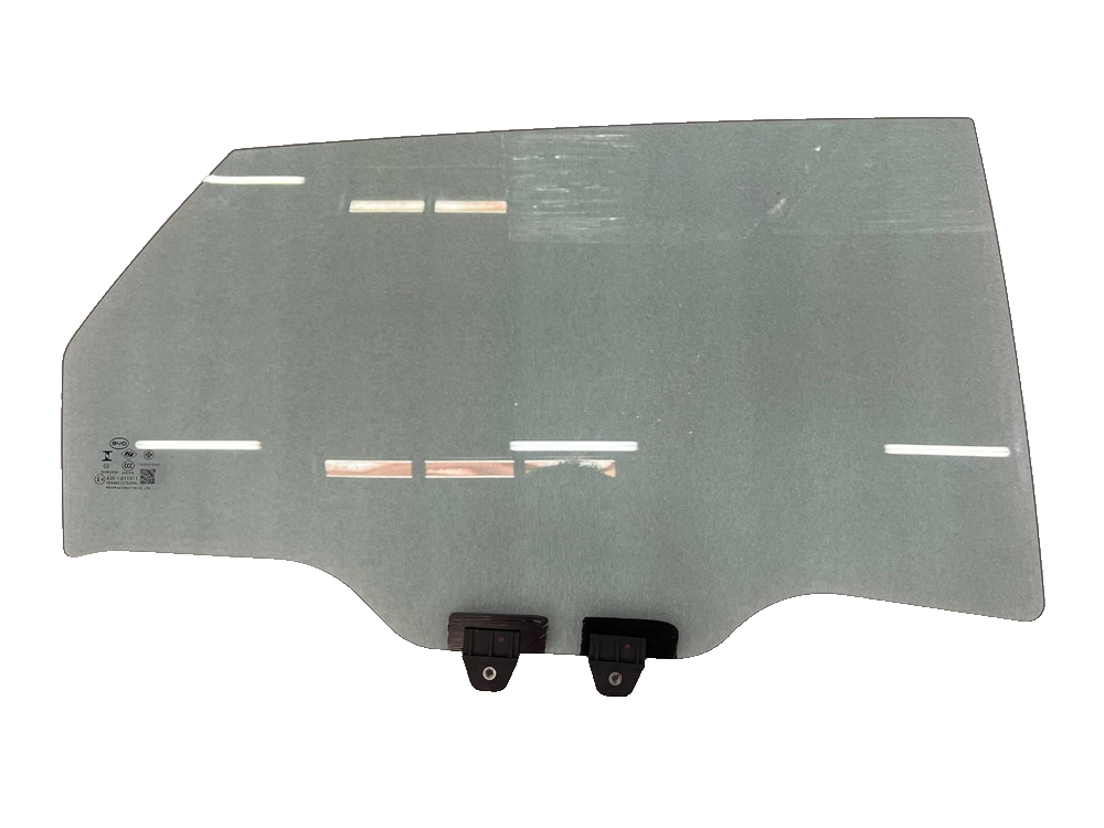 Right rear door glass assembly