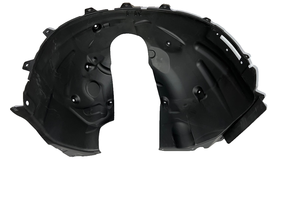 Right front wheel mudguard assembly