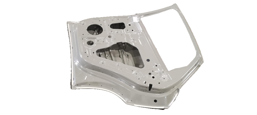 Right rear door assembly