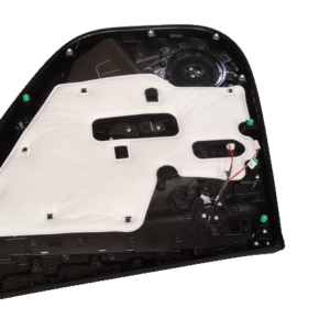 Left rear door trim panel assembly – Deep Black 5