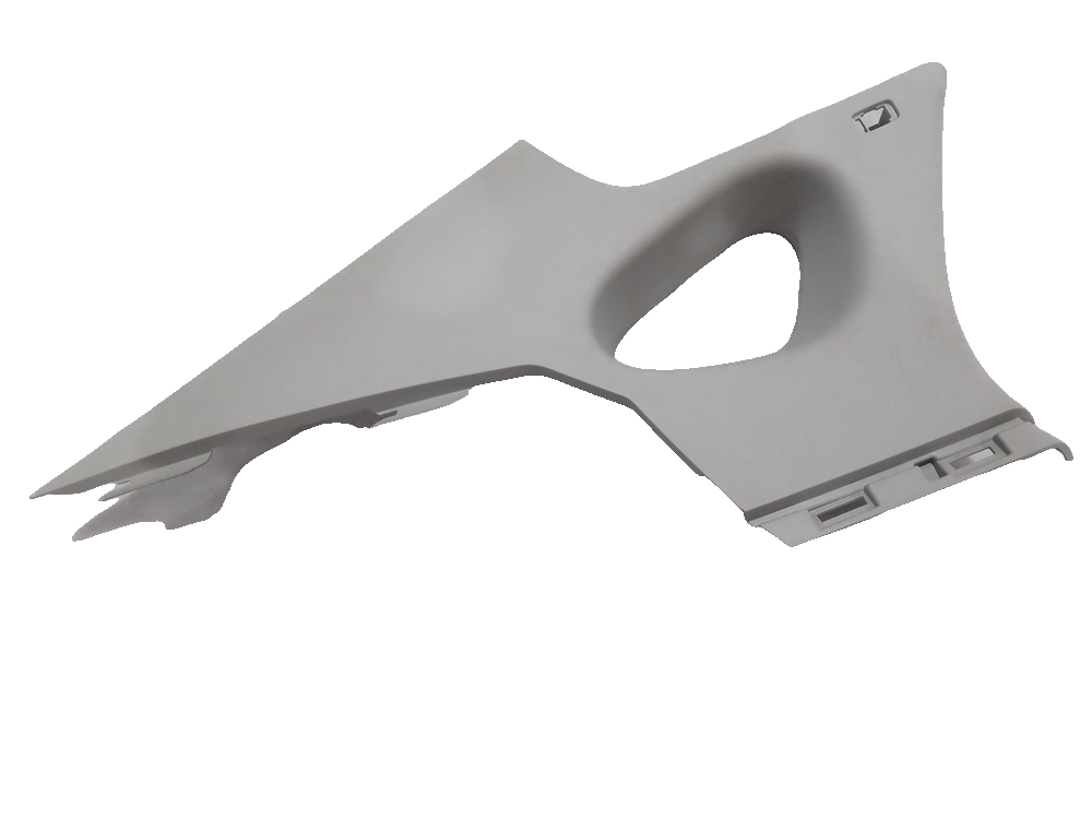 LH C-pillar upper trim panel assembly - Mist Grey