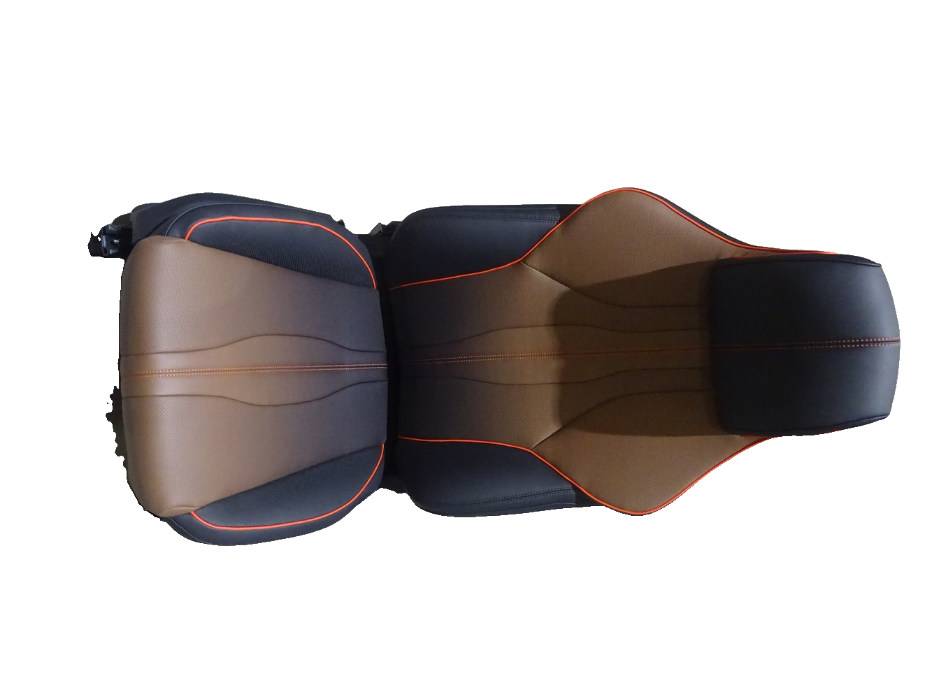 Front passenger seat assembly - Gradient Brown