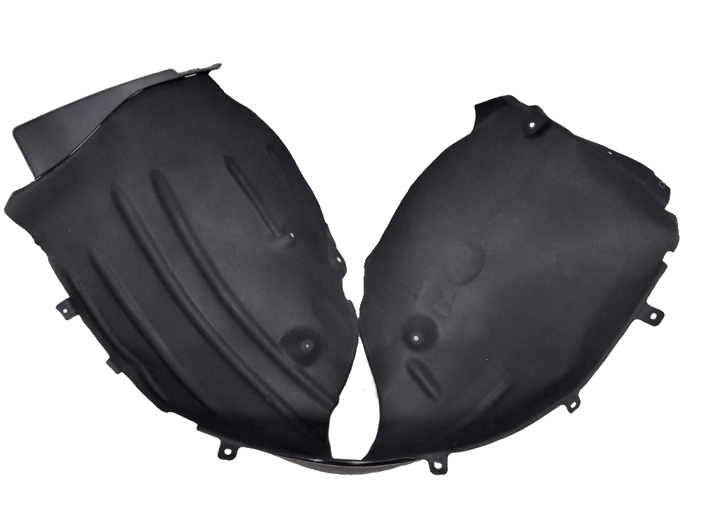 Right front wheel mudguard assembly