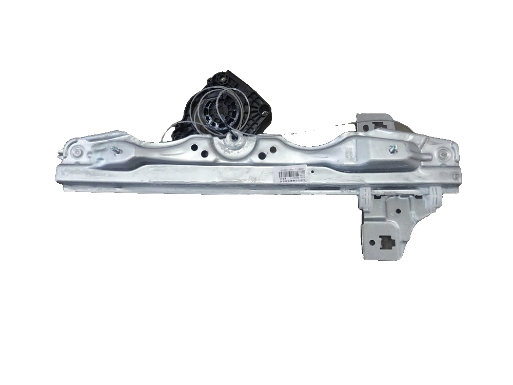 Left rear door window regulator bracket assembly