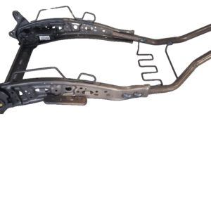 Driver backrest frame assembly