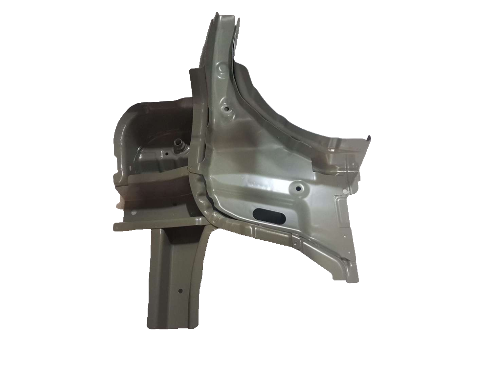 Right front rail rear section assembly