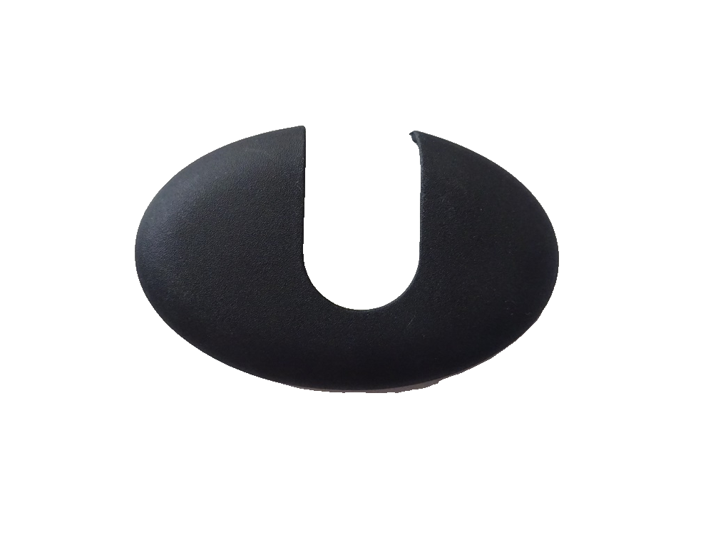 Left Sun Visor Mounting Base Cover - Deep Black 5